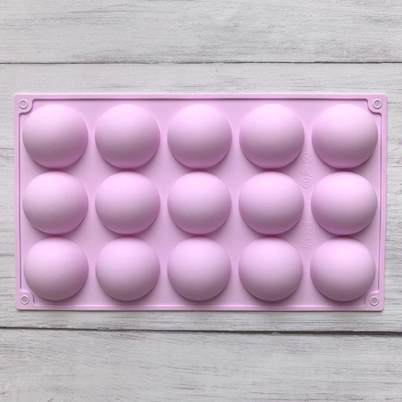 3D Ball Round Half Sphere Silicone Mold For Diy Baking Pudding Mousse Chocolate Eco-Friendly Cake Mold Kitchen Accessories Tools