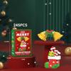 Merry Christmas Micro Building Blocks Santa Claus Elk Snowman Christmas Tree Assembled Mini Bricks Figure Toy For Kid Gifts