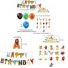 Lion King Children's Birthday Party Banner Decorations Simba Animation Cake Inserts Balloons Pull Flags