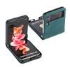 Applicable To Samsung Z Flip6 Mobile Phone Case Z Flip5 Retro Matte Card Solid Color Folding Mobile Phone Case