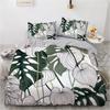 Flower Bird King Queen Duvet Cover Colorful Tropical Floral Bedding Set For Women Watercolor Plant 23Pcs Polyester Quilt Cover