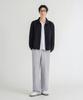 LEMAIN SECOND Easy Semi-Wide Elastic Waist Slacks [Gray]