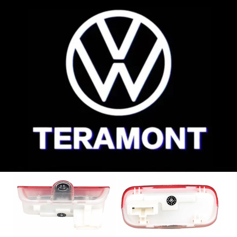 2 stuks Auto Deur Welkom Verlichting LED Lamp voor VOLKSWAGEN VW R LINE Rline Golf Tiguan CC Touareg Jetta Passat T-ROC Sharan Touran Bu2 wzpc7
