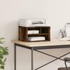 Printer Stand Smoked Oak 40 X 32 X 22.5 Cm Particleboard