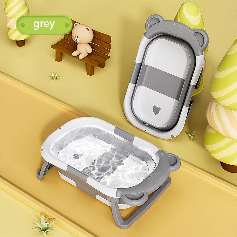 

Temperature-Sensing Foldable Baby Bath Tub and Basin