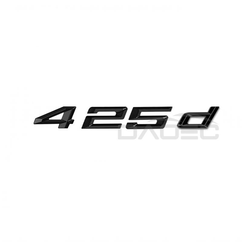 Auto 3D ABS Kofferraum Buchstaben Logo Plakette Emblem Styling Aufkleber Für BMW 4er Serie 420d 425d 428d 430d 435d 440d F30 F32 F33 F36