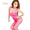 Lollipops Women's Sexy Open Crotch Mesh Fishnet Body Stocking Fashion Lace Nightwear