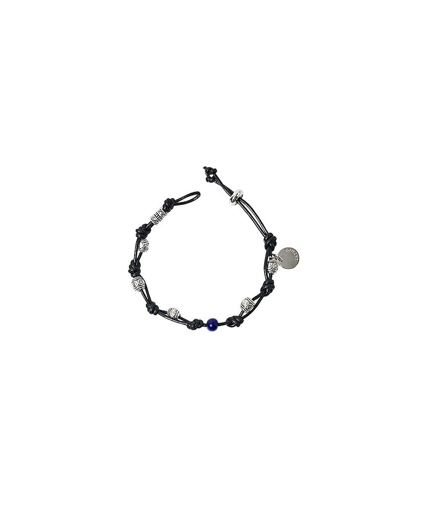 Youche Pret A Porter Sq Node Bracelet 001 Cobalt Blue