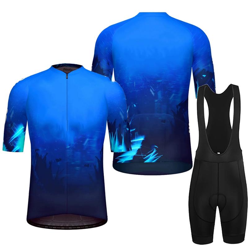 2026 Summer Breathable Cycling Suit Set Women Pro Cycling Clothing Men Cycling Jersey Set Team Bike Clothes Anti-UV MTB Bicycle Wear Suit Kit