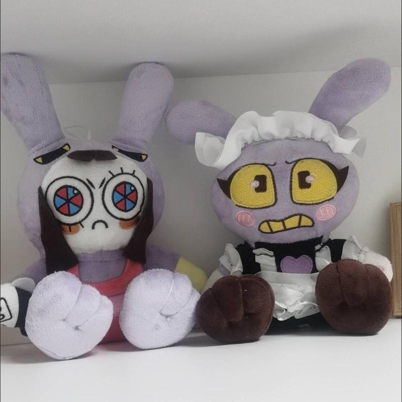 28-34cm Jax Dolls Two Different Outfits The Amazing Digital Circus Anime Surrounding Plush Toys Best Festival Gift for Childrens