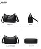 Women's Trendy Solid Color Shoulder Bag 2025 - Versatile Light Luxury Crossbody for Moms