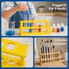 6/8/10/12 Holes Test Tube Rack Detachable Pillar Lab Tube Holder  For Laboratory