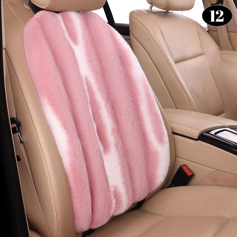 NEW Imitation Wool Universal Car Seat Cover Winter Thickened Warm Plush Auto Pillow Artificial Fur Seat Cushion Interior Fashion