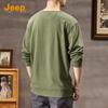 Jeep Men's Pure Cotton Long Sleeve T-Shirt
