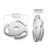45 RPM Record Adapter Solid Aluminum Alloy High Stability 7 Inch Record 45 Record Spindle Adapter Inserts for Turntable