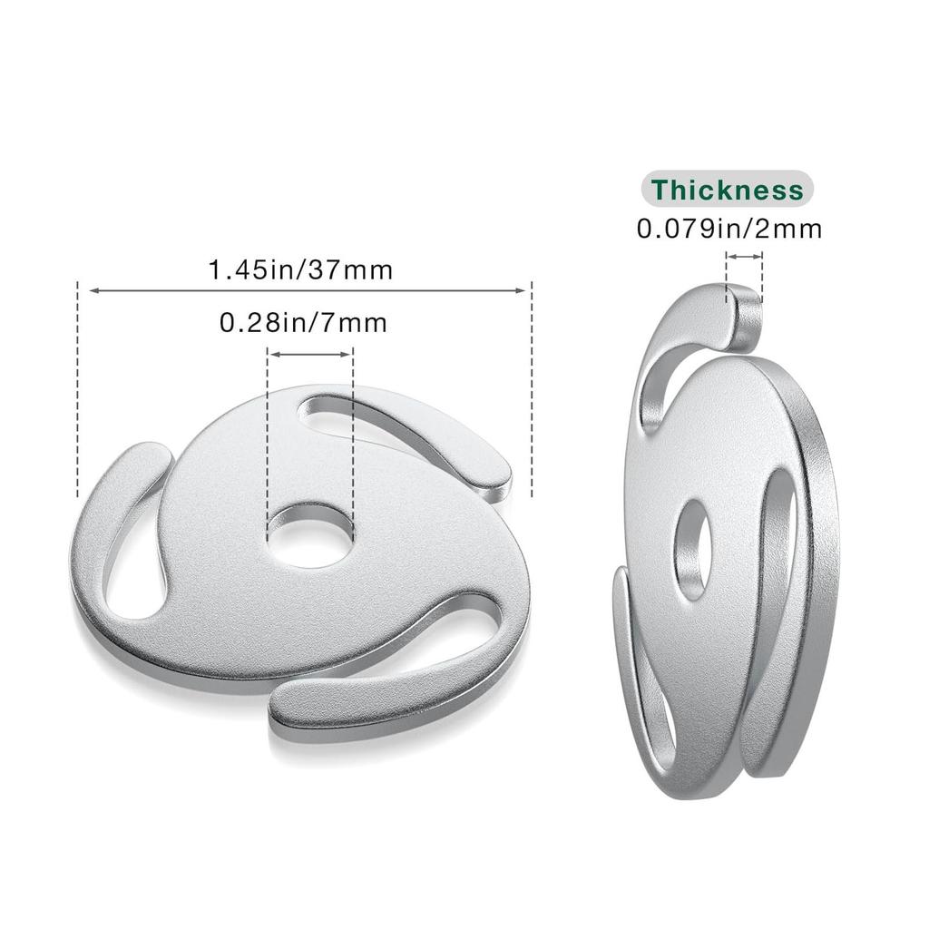 45 RPM Record Adapter Solid Aluminum Alloy High Stability 7 Inch Record 45 Record Spindle Adapter Inserts for Turntable