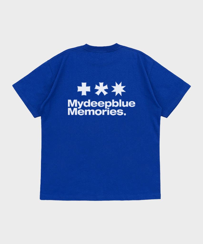 Maidibbeullumemolijeu Mm Symbol Logo T-Shirts (Blue)