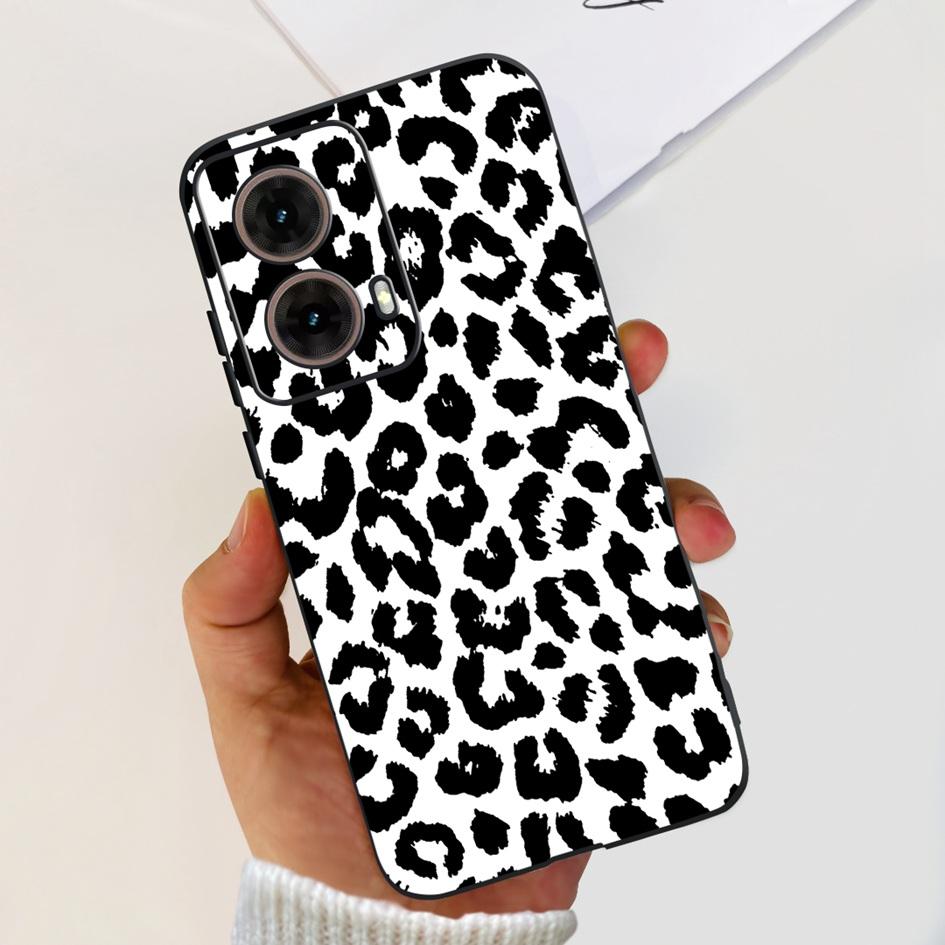 For Motorola Moto G85 Case MotoG85 5G 2024 Fashion Flower Soft Silicone Phone Cover For Motorola G85 MOTO G 85 Protective Fundas