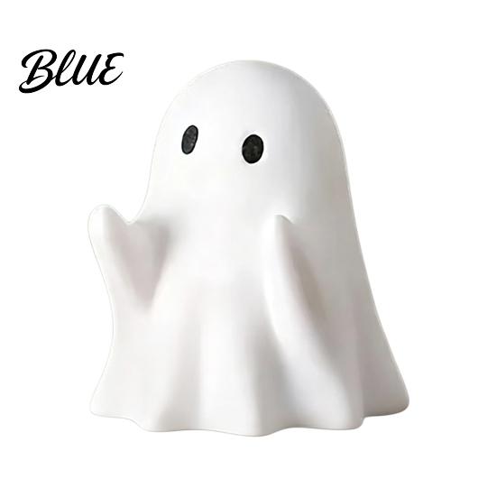 Contenitore Porta Cancelleria Ufficio Figurine Fantasma Dito Medio di Halloween Portapenne Gesto Spettrale Resina Organizer per Cancelleria Supporto Ornamenti Carini,