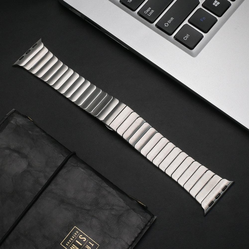 Stainless Steel Band for Apple Watch Ultra 3 2 1 49mm 11 10 46mm 42mm Luxury Strap for Iwatch 9 8 7 6 5 4 Se 44mm 40mm 45mm 41mm