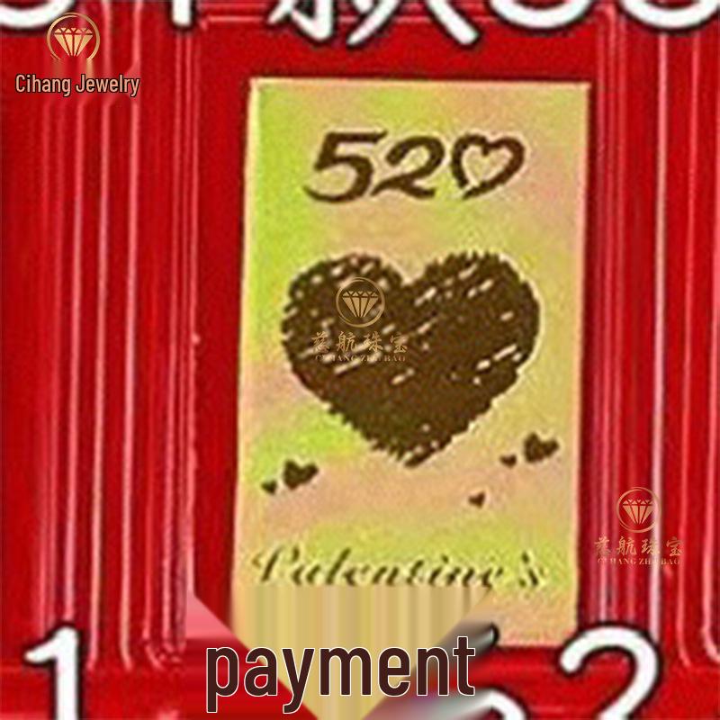 Shuibei 999 Pure Gold Princess Phone Sticker - 2mg Gold Leaf Magnet for Wealth & Prosperity