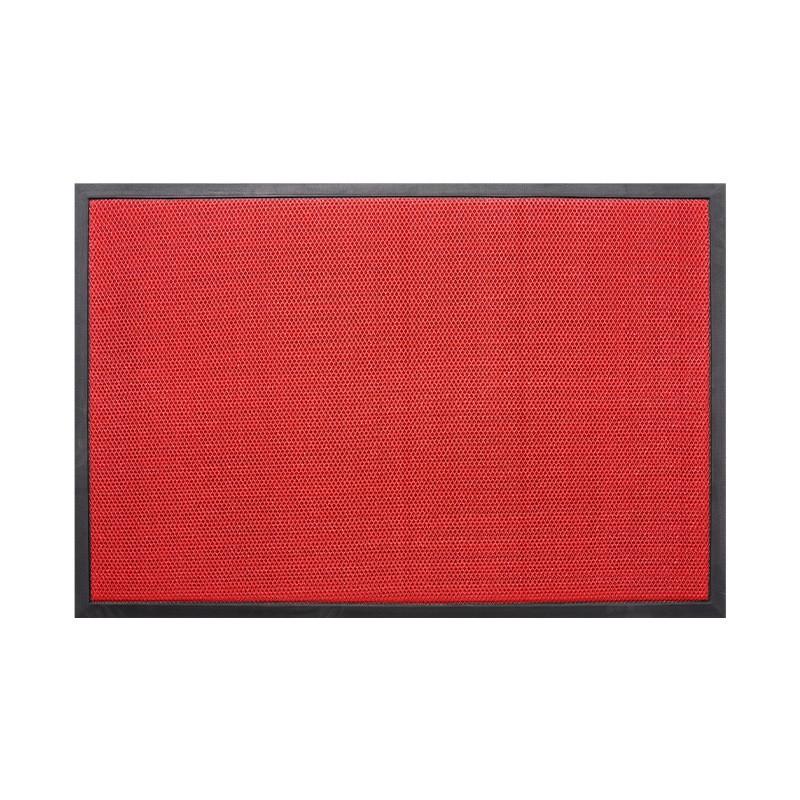 Door Mat Home Entrance Non-Slip Durable Outdoor Indoor Floor Red Welcome Rug