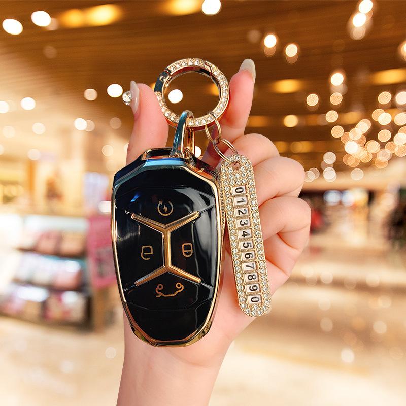 Dedicated to Lynk & Co 03 key set 2021 new car 02/01 shell buckle all-inclusive high-end decorative car creative men and women