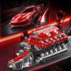 Mold King 10169 Technology V 12 Automobile Engine Blocks Toys, 3472 Engine Blocks Blocks Blocks Kits Presents, Automobile Engine Structure Technology