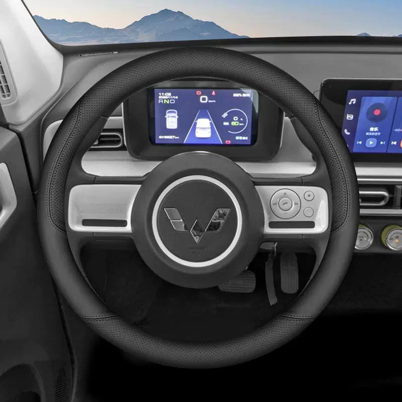 Wuling Bingo S/Pro Hongguang Mini 4th & 5th Gen Macaron Steering Wheel & Door Handle Covers 36cm