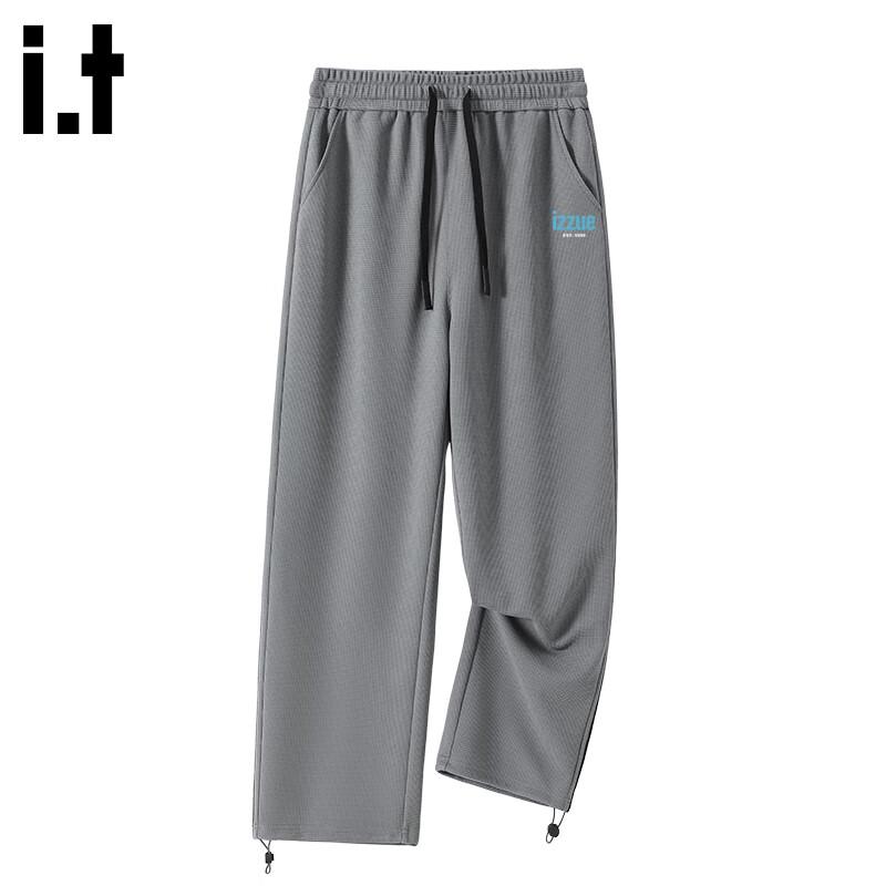 

izzueit Men s Street Style Loose Straight-Leg Pants 3XL