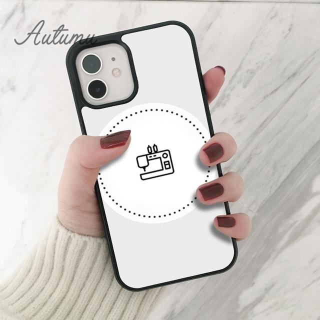 Sewing Machine Phone Case for iPhone 11 12 13 14 Pro Max Mini X XR XS SE 2020 5 6S 7 8 Plus Samsung Galaxy S21 S22 Cover Shell