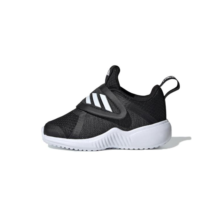 New Cf I x Adidas Fortarun Low Top Running Shoes Black White Infant And Toddler G27195