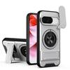KEYSION Magnetic Phone Case for Google Pixel 9 10 Pro XL 10 9 Pro Slide Camera Protection Upright Stand 360°Ring Shockproof Cover