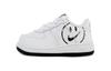 Air Force 1 LV8 'Have A Nike Day' Uśmiechnięta buźka Niskie Buty Skateboardowe Białe Czarne Niemowlęce i Małe Dzieci BQ8275-100