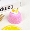 Cute Lovely Simulation Dessert Cake Squeeze Toy Soft Elastic Cake Toys Elastic Slow Rebound Squeeze Stress Relief Toys
