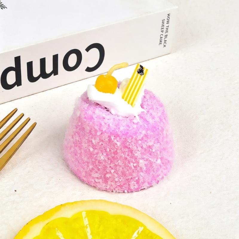Cute Lovely Simulation Dessert Cake Squeeze Toy Soft Elastic Cake Toys Elastic Slow Rebound Squeeze Stress Relief Toys
