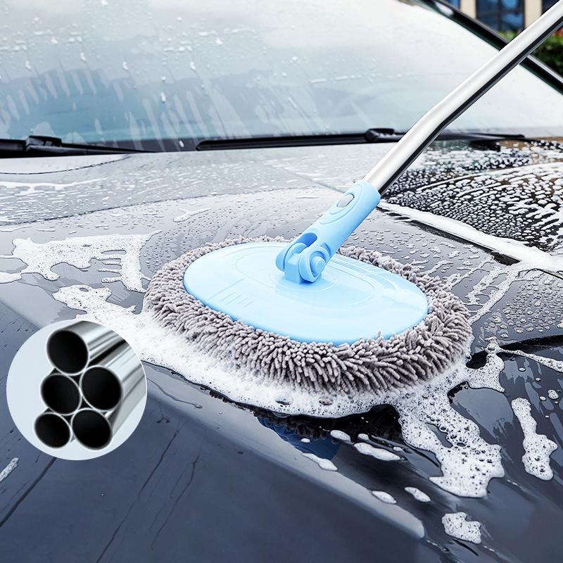 

Телескопічна щітка для миття автомобіля з довгою ручкою, швабра для миття, інструмент для чищення автомобіля з мікрофібри Type A