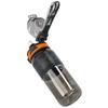 Tritan water bottle 600ml with measuring cup - black