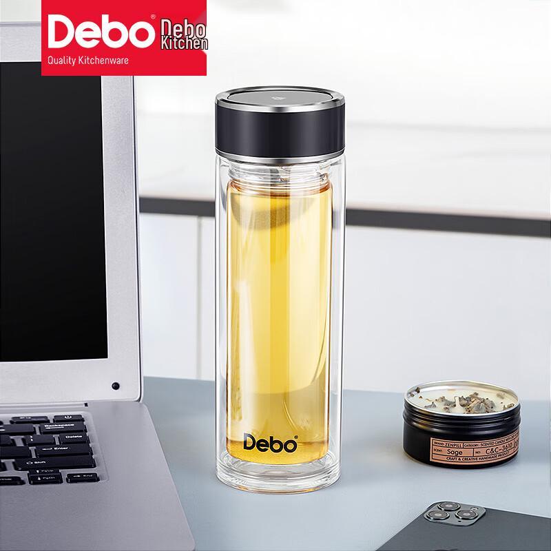Debo Tea Infuser Glass Bottle 300ML