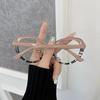 Elegant Oval Glasses Unisex Fashion Frame Clear Transparent Lens Classic Circular Eyewear for Women Men