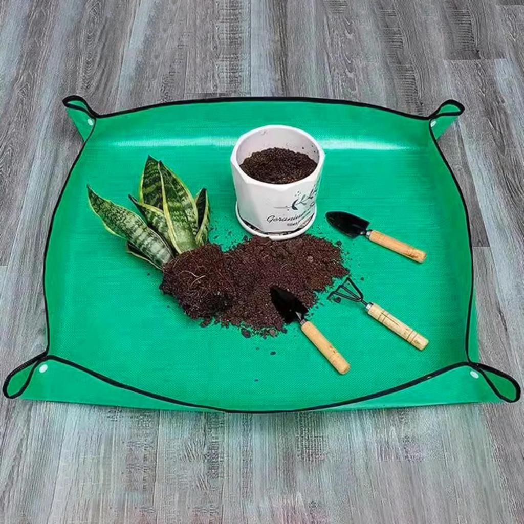 1pc Planting Mat Gardening Potting Pad Foldable Garden Plant Flower Pot Transplanting Waterproof Mats