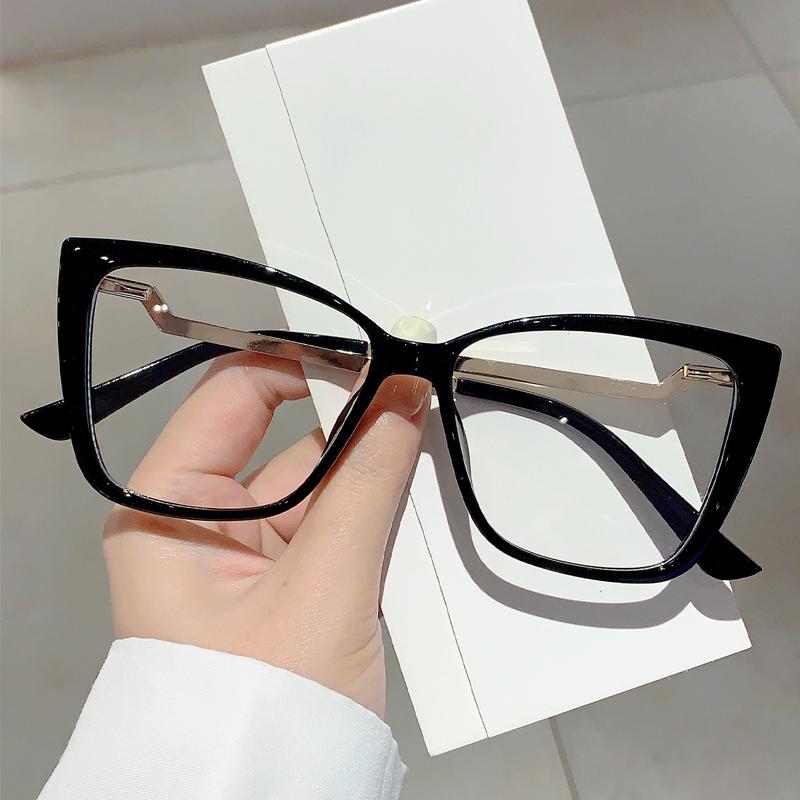 Vintage Cat Eye Women Glasses New Stylish Ultralight Eyeglasses Trendy Brand Designer High Quality Eyewear for Decoration
