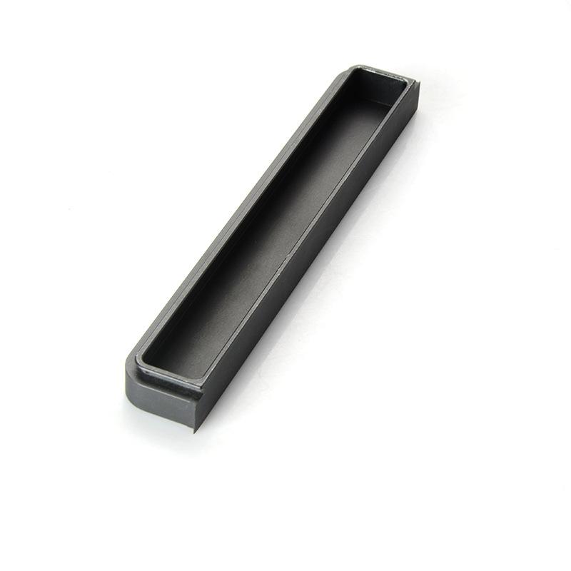 Furniture Hardware Zinc Alloy Recessed Cabinets Drawer Handles Bedside Tables Hidden Handles Closet Door Handles