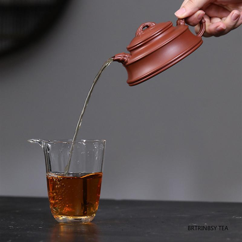 150ml Chinese Yixing Purple Clay Teapot Beauty Tea Infuser Kettle Creativity Handmade Tea Pot Household Raw Ore Zisha Tea Set
