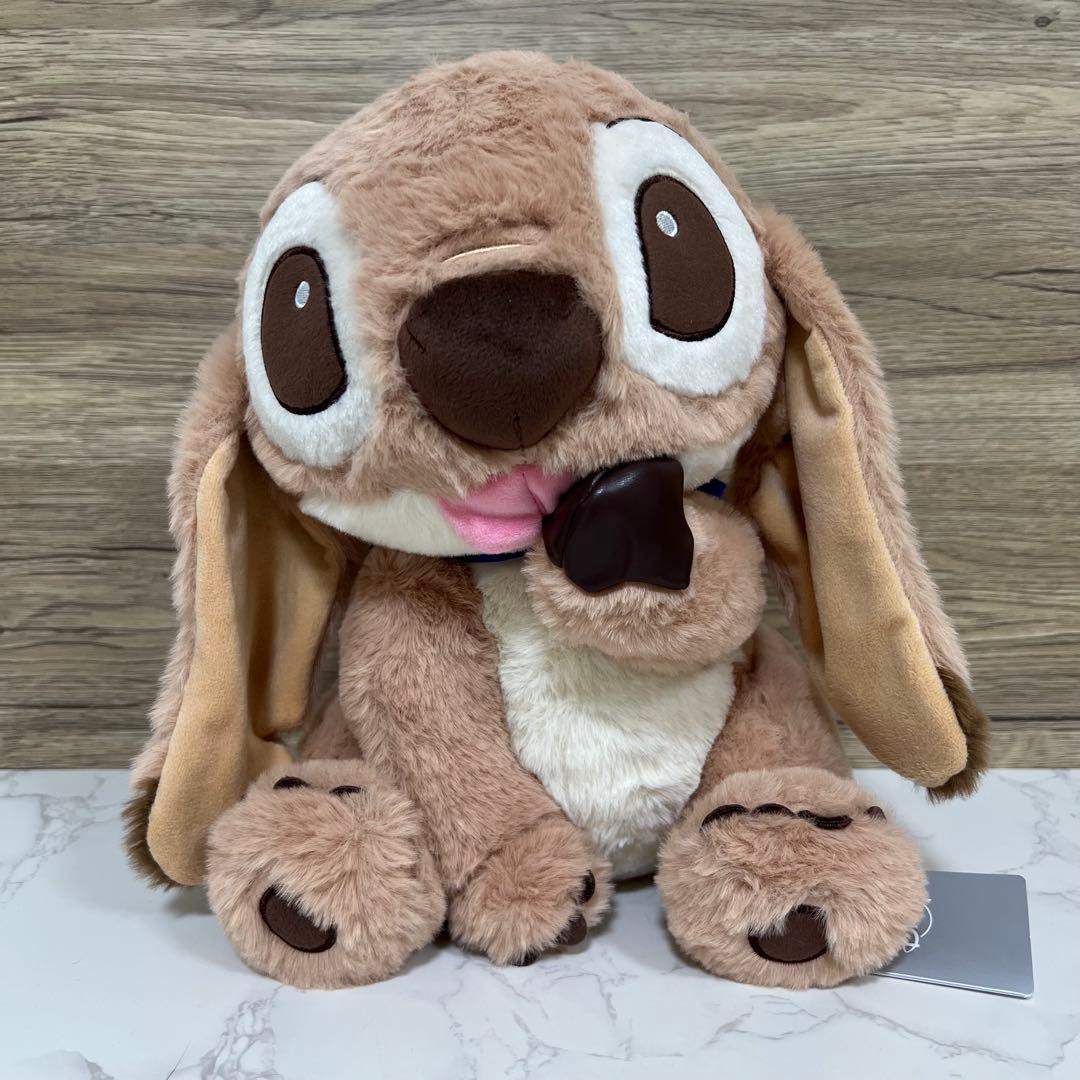 Disney Store Stitch Chocolate Valentine Plush Toy Ribbon