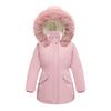 Girls Down Cotton Jacket 2025 New Winter Children Clothing Girl Mid-Length Three-Proof Coat Warm overcoats