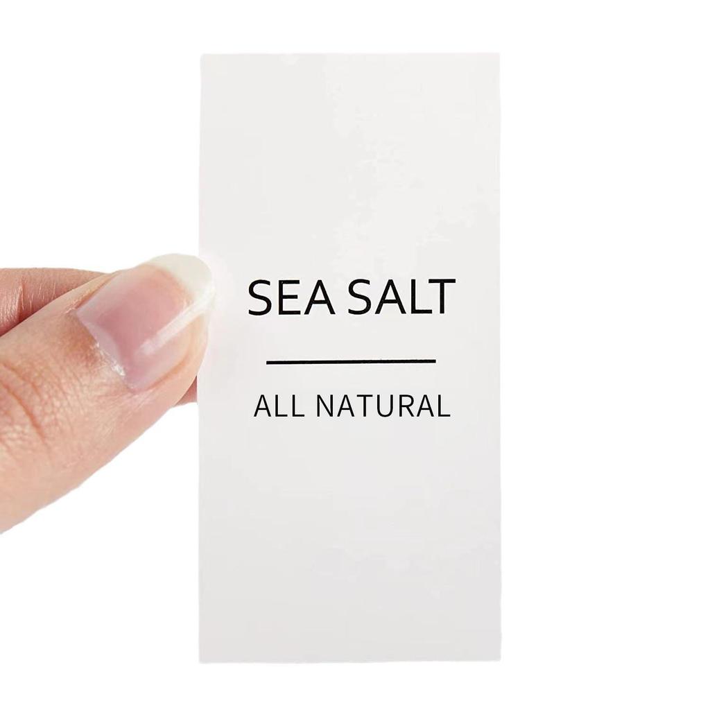 Cross-Border Waterproof Spice Jar Labels: English Kitchen Seasoning Stickers for Food Classification