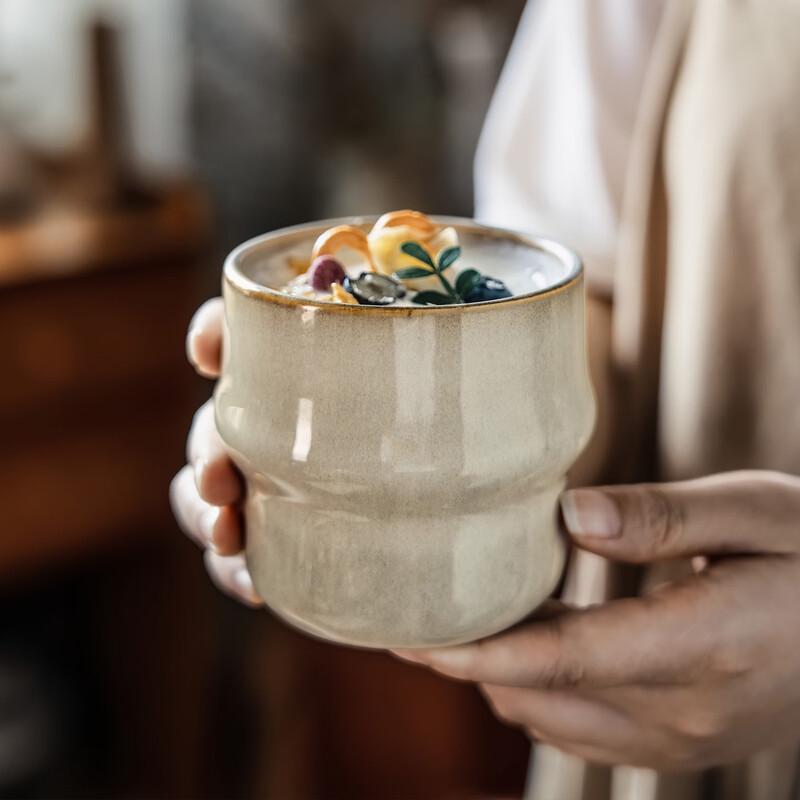 Deouxingguang Handleless Ceramic Mug
