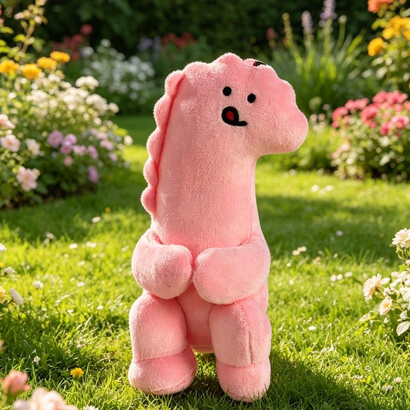 Cartoon Grüner Rosa Dinosaurier Stofftier Puppe, Niedliches Weiches Kawaii Plüschtier Anhänger Für Kinder Geburtstagsgeschenk Heimdekoration