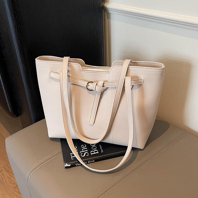 Retro Stor kapacitet Axelväska, Trendig Handhållen Axelväska